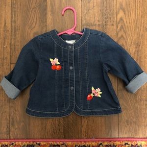 Mayoral Baby Embroidered Denim Jacket